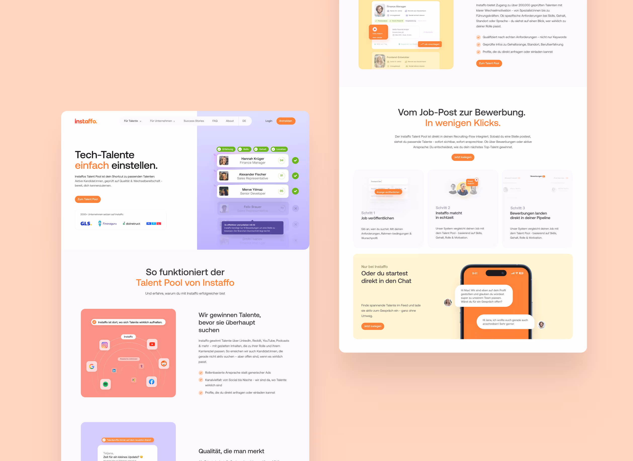 Instaffo design system