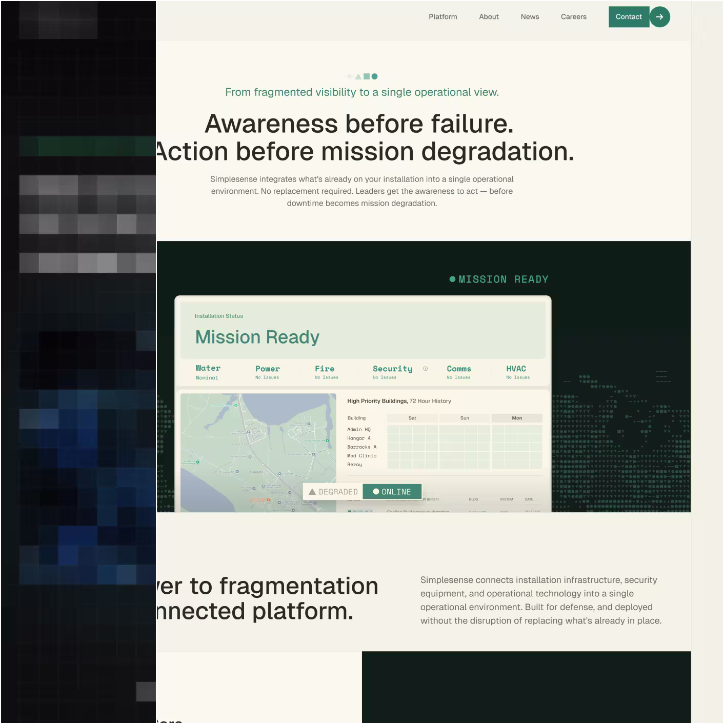 Simplesense website redesign