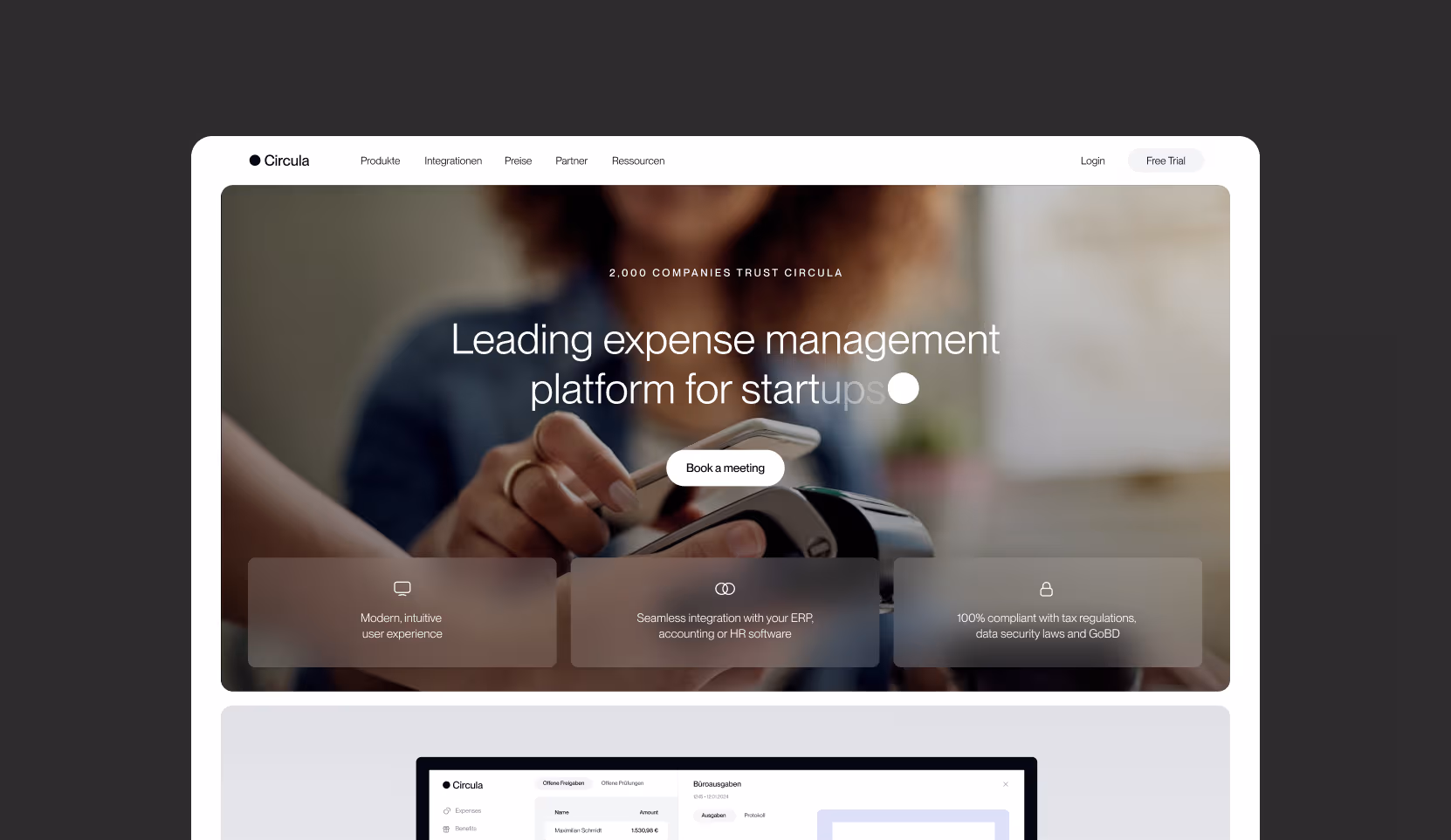 Circula website detail